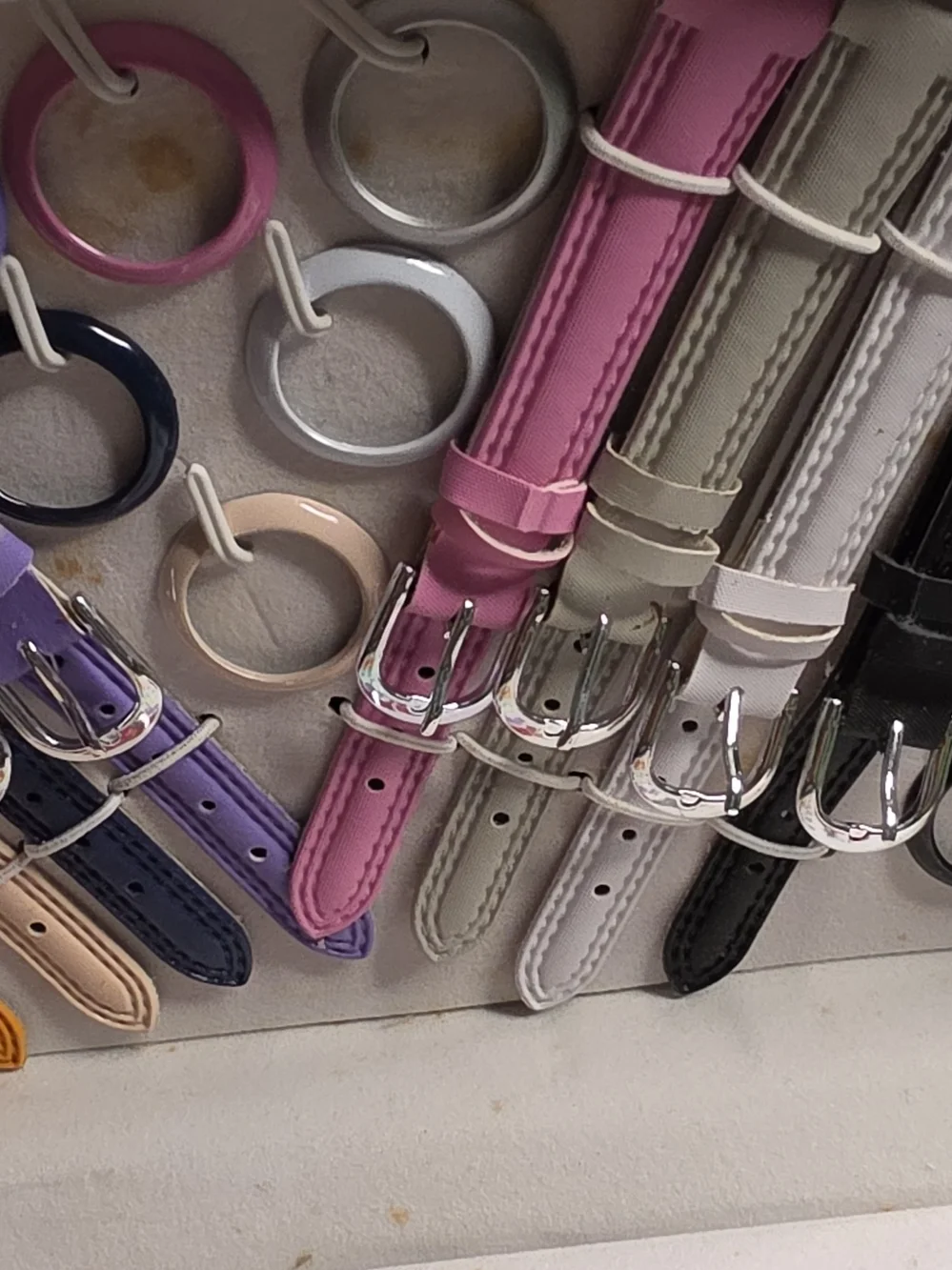 Kids Colorful Pastel Adjustable Belt - Pink, Yellow, Blue, Green, Lavender, Red
